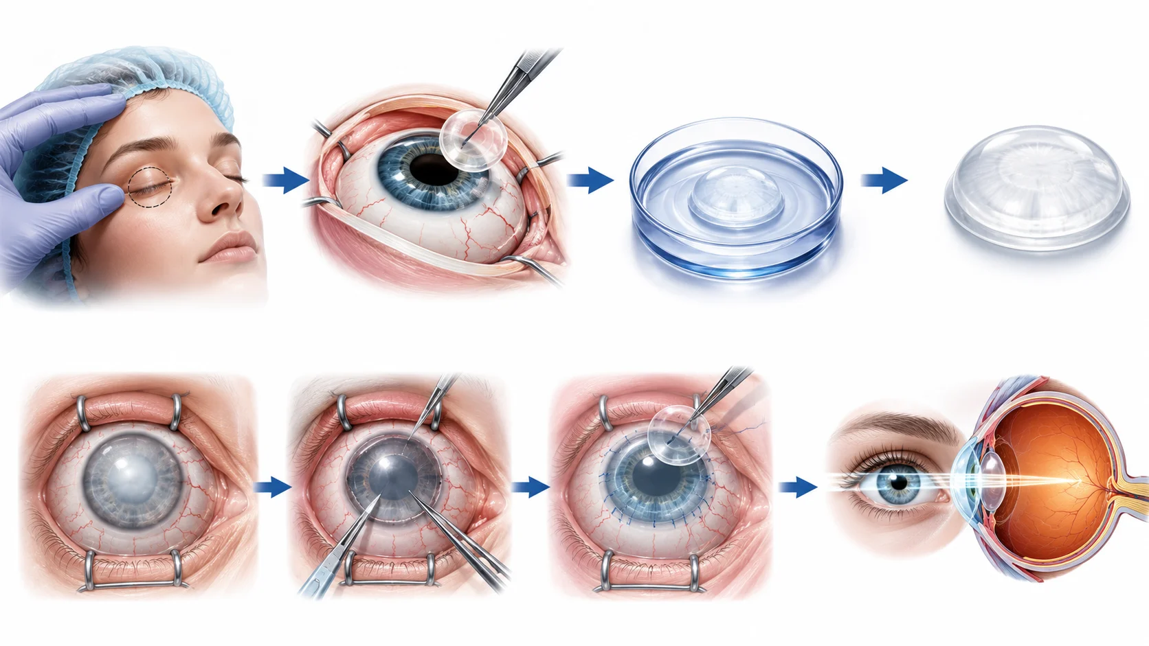 Can an Eye Be Donated? explanatory diagram