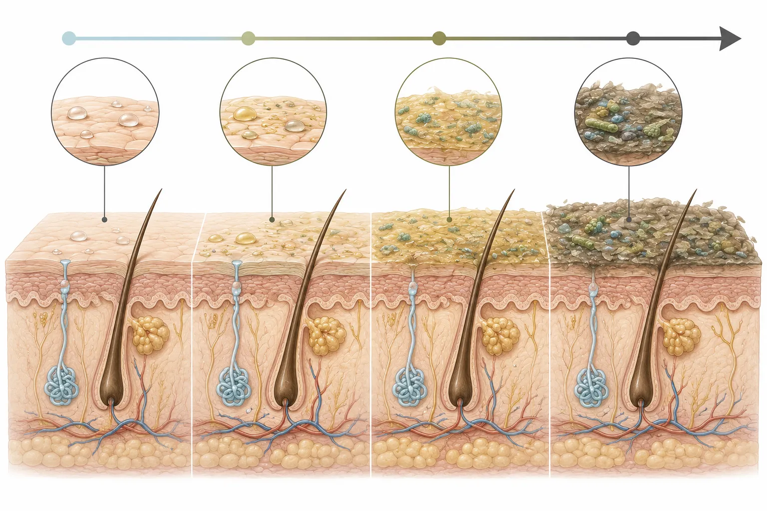 What Happens to Your Body If You Don't Shower? explanatory diagram