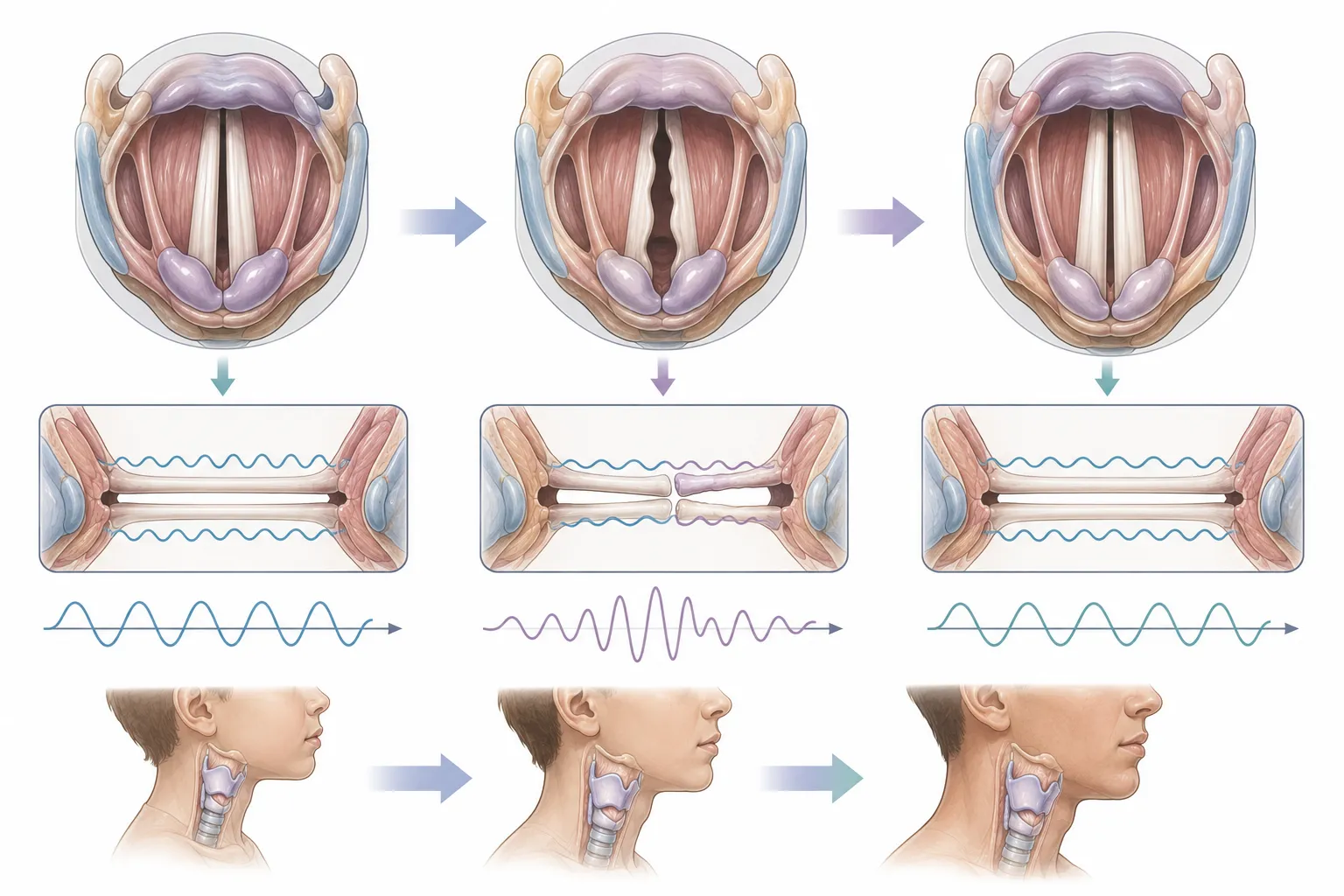 Why Does Your Voice Crack? explanatory diagram