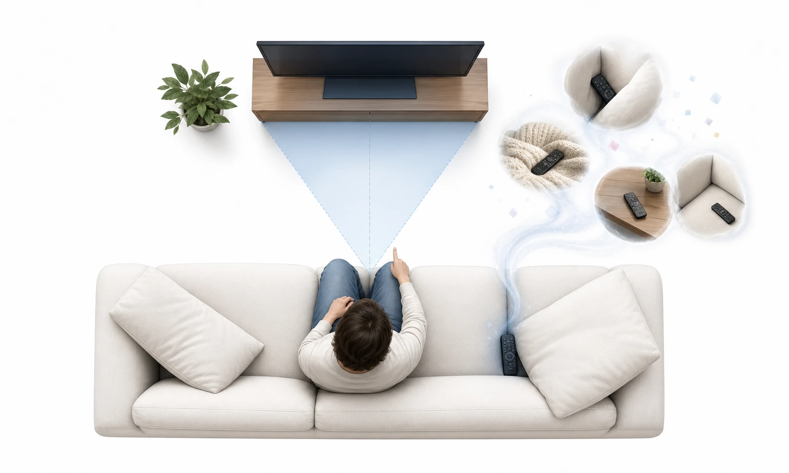 Why Does the Remote Control Always Disappear? explanatory diagram