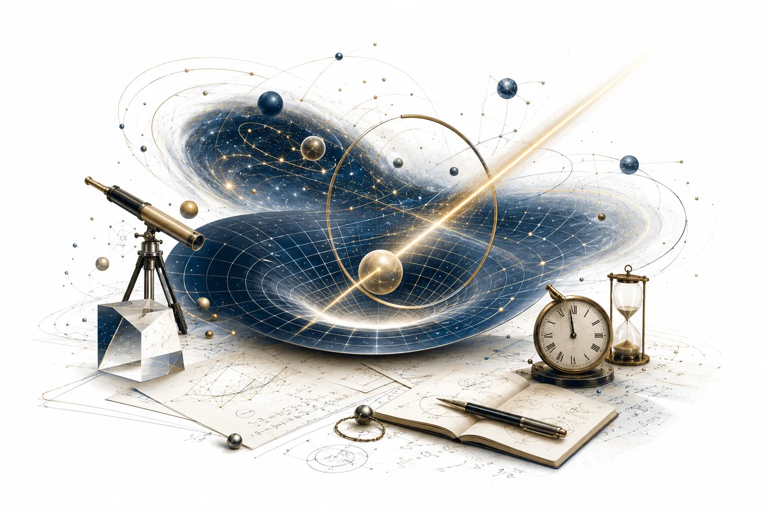 Editorial illustration of Einstein sticking out his tongue, a famous photo